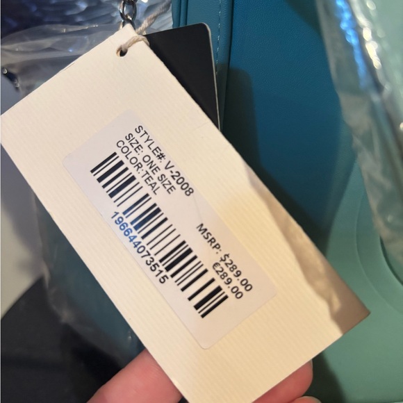 Valentino Orlandi New Teal Crossbody Bag - Picture 2 of 5